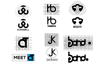 design best grid logo with best deal