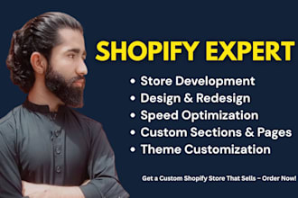 create a fully functional shopify website or shopify dropshipping store