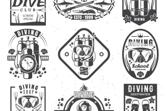 make original and high quality emblems in the illustrator