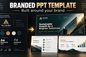 design a branded powerpoint template for your business