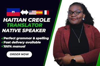 be your expert haitian creole translator