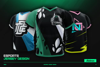 design an esports jersey for gaming organisation