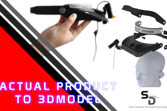 reverse engineer actual product to 3d model