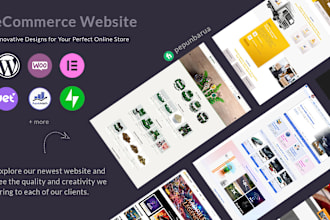 design or redesign wordpress ecommerce website