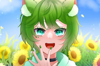 draw your oc, photo, and fanart in anime style