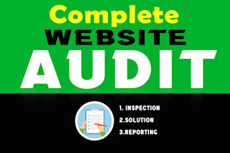 website audit to uncover SEO problems in your website