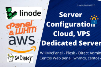 do aws, digitalocean, vultr linode vps install and setup