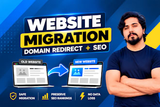 redirect your domain or migrate website with SEO