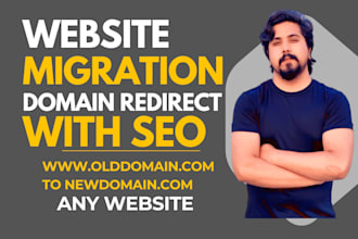 redirect your domain or migrate website to new host with seo