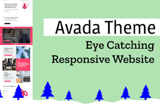 create beautiful avada theme website