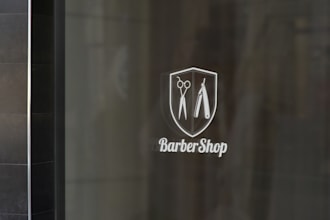 design logo for barber shop or salon and others business