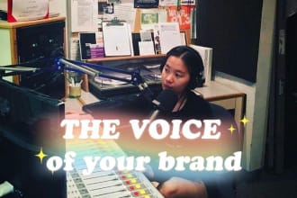deliver quality voiceover for your videos and projects