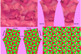 design seamless repeat patterns for leggings and clothing
