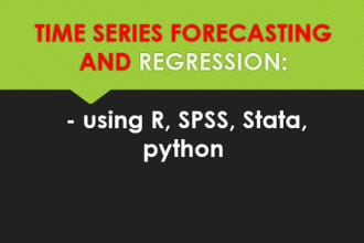offer time series forecasting and regression analysis using r, spss