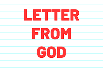 write you a letter from god