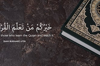 be your online quran tutor and teach you with tajweed