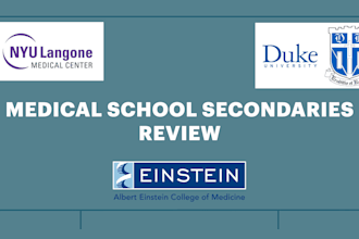 edit your medical school secondary essays