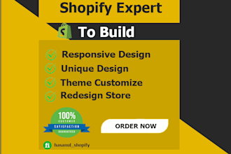 do shopify theme customization, redesign shopify store