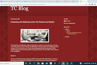 create blog post for your blog or business site