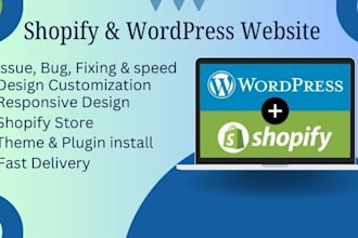 build wordpress and shopify business website