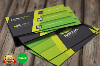 design any kind of business card in 24 hours