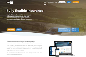 do website building, frontend, backend