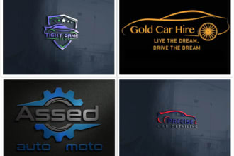 design auto spare parts dealership,racing and detailing logo