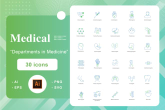 do trendy icons for mobile and website