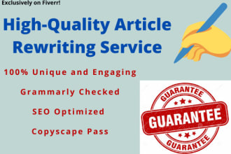 rewrite your articles, blogs, and contents