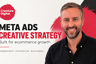 create a meta ads creative strategy for ecommerce growth