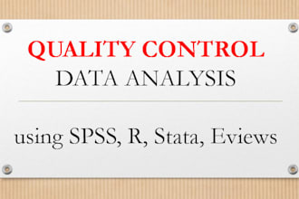 offer data analysis in quality control using r, spss, stata