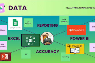 do data clean and validation vlookup ,pivot