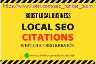 be local SEO citation agency to rank website on google