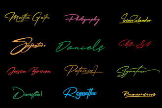do scripted, handwritten, signature,classy logo