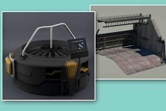 do realistic and lowpoly 3d model for game or nft