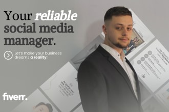 be your social media manager and content creator