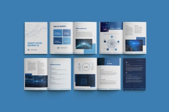 design creative annual report or business proposal