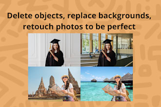 edit foto delete objects, replace backgrounds,