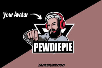 create twitch gaming youtube logo for you