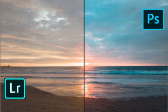 edit, retouch your photos in lightroom and photoshop pro