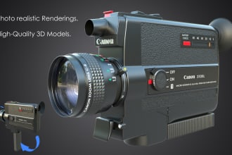 do product visualization, 3d modeling and rendering