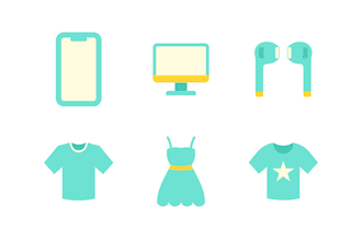 do flat vector illustration for design