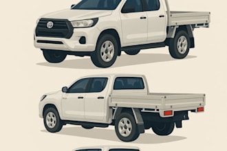 custom 3d car exterior design for your project