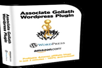 give you Associate Goliath wp plugin worth 47 bucks to make automatic blog posts with your amazon affliate id,demo available