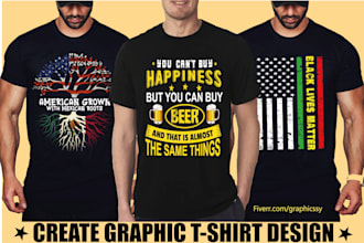 stand out with custom t shirt design and stunning typography