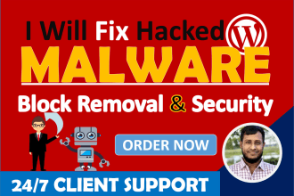 remove malware code from wordpress, fix hacked website