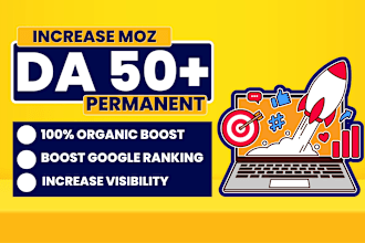 offpage SEO service high quality backlinks for increase domain authority moz da