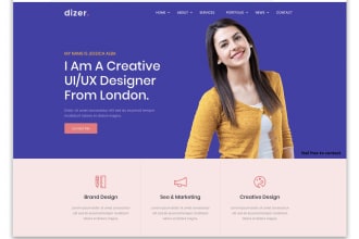 develop a portfolio or personal website