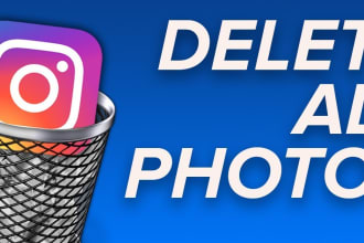 delete your instagram post and photos