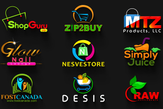 design logo for ecommerce website online shopify store shop or blog